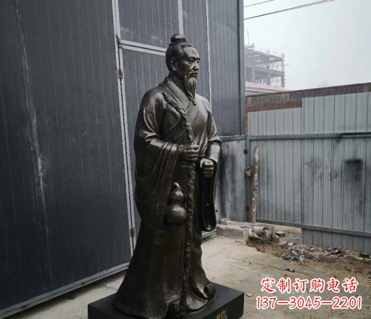 河北扁鹊人物古代名医铜雕摆件