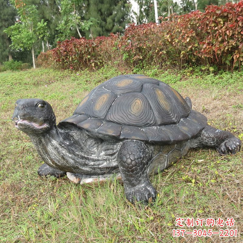 河北玻璃钢乌龟雕塑传承古老文化