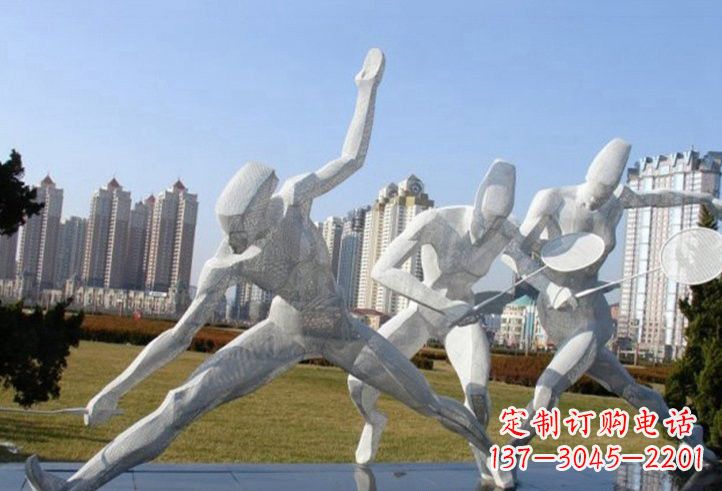 河北精致不锈钢羽毛球雕塑