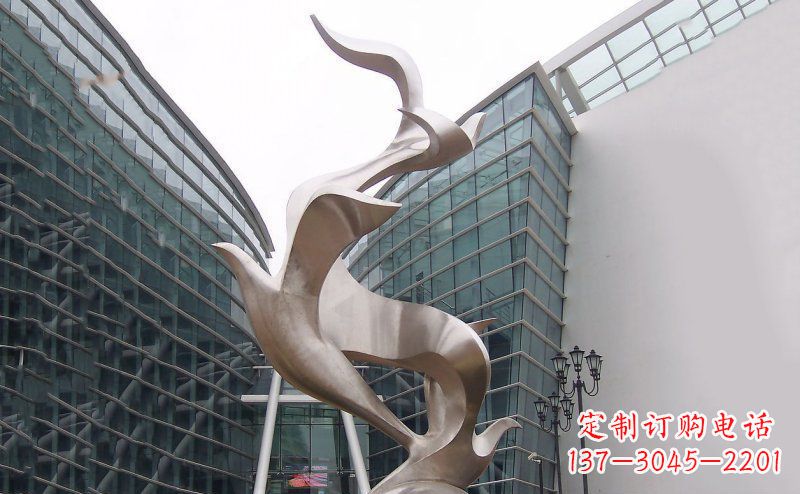 河北不锈钢大雁雕塑