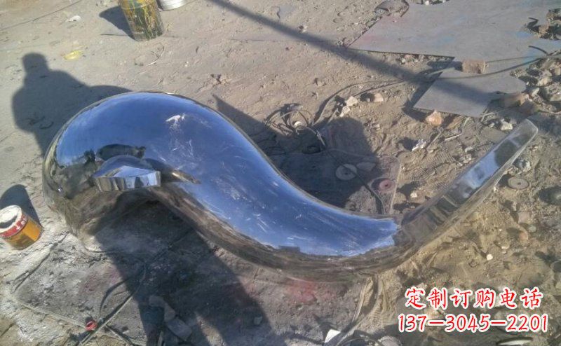 河北不锈钢海豚雕塑展示优雅美丽