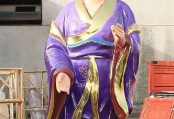 河北玻璃钢宗教庙宇彩绘八仙神像