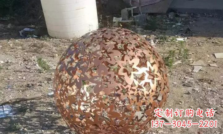 河北不锈钢地球仪雕塑精美的艺术装饰