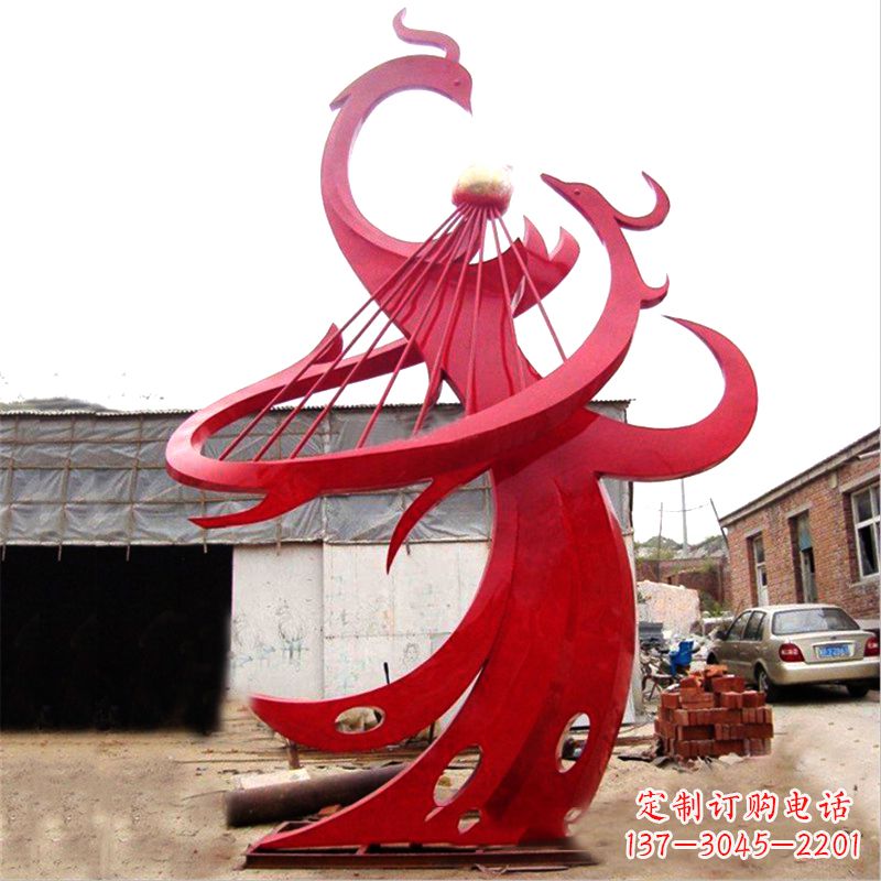 河北不锈钢凤凰雕塑绚丽多彩的艺术瑰宝