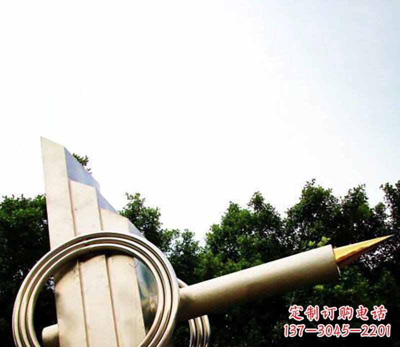 河北不锈钢钢笔雕塑把简单的钢笔变成艺术品