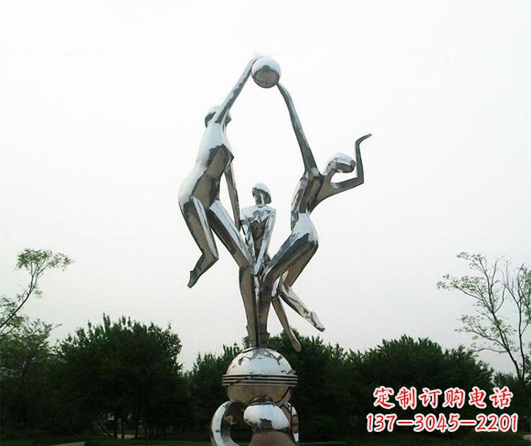 河北排球女孩雕塑
