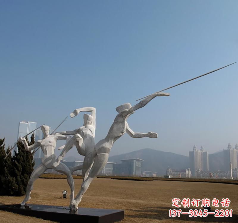 河北不锈钢标枪雕塑