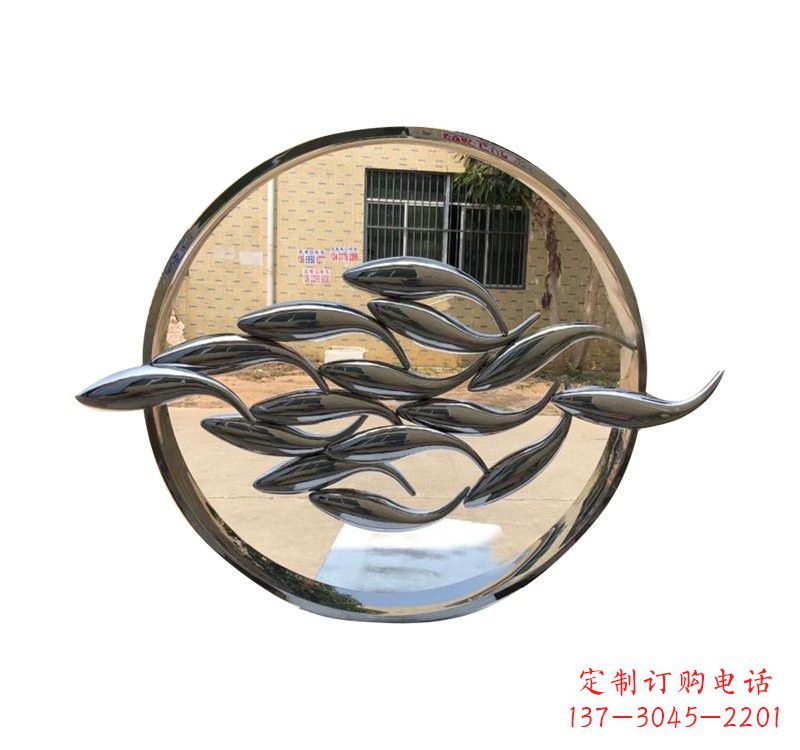 河北不锈钢圆环雕塑精美完美的艺术之作