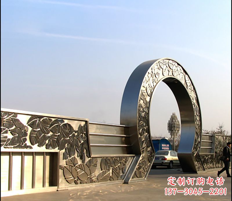 河北拱门雕塑艺术品的精美表现