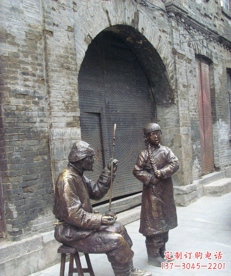 河北二胡铜雕艺术形式的精髓