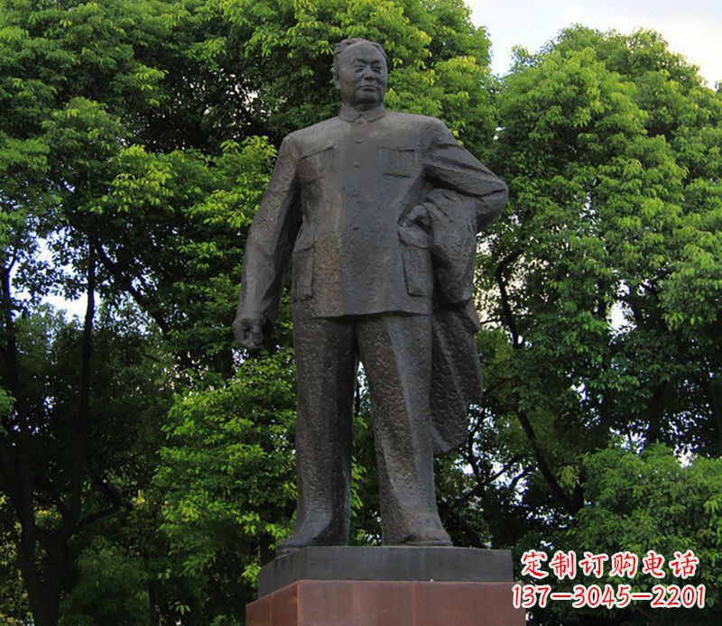 河北陈毅元帅铜雕