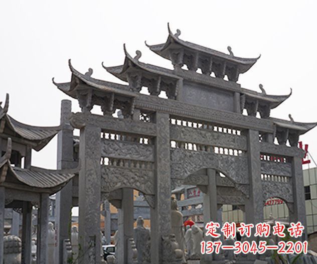河北牌坊石雕传承传统文化的艺术精品