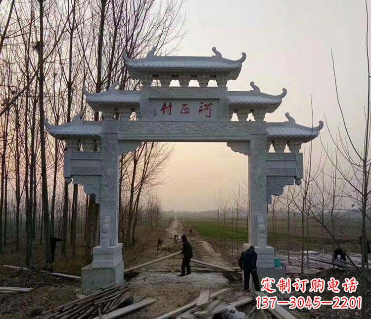 河北牌坊雕塑——记忆中的美丽家乡