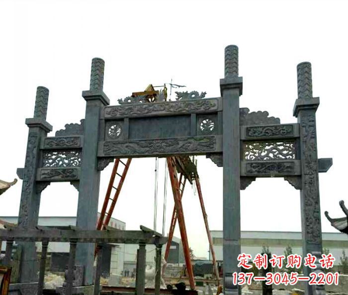 河北村庄牌坊雕塑传承历史文化