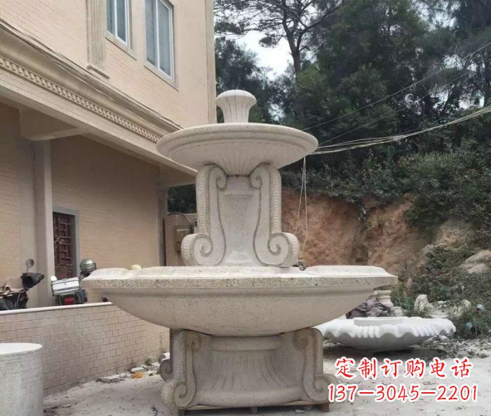 河北大理石大型喷泉雕塑精致美观又富有艺术气息