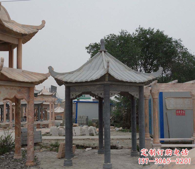 河北大理石凉亭精美石雕
