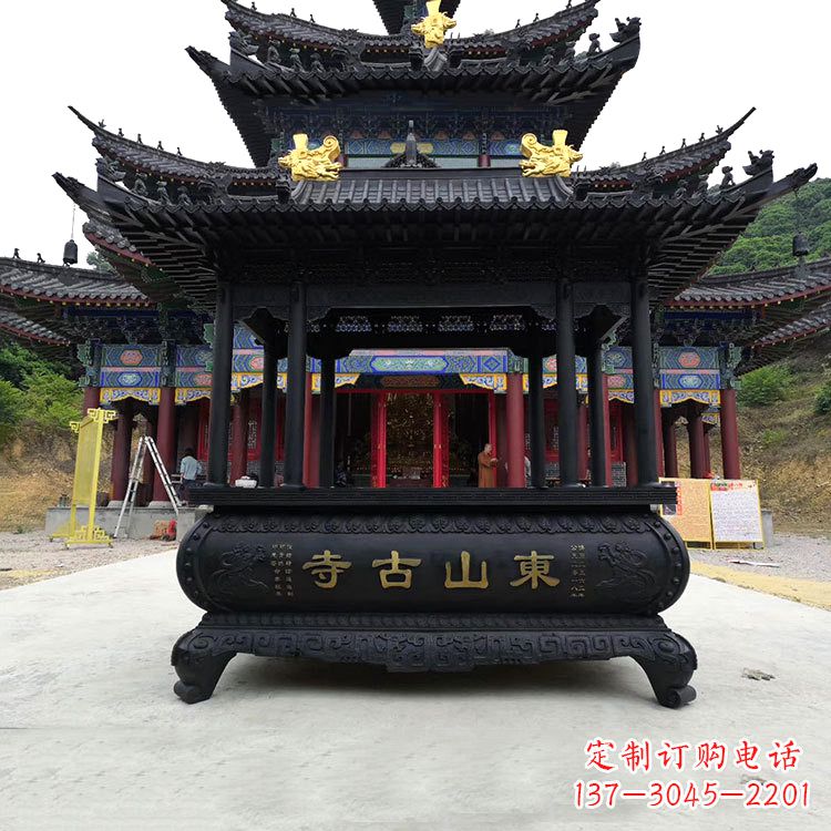 河北大型寺庙香炉雕塑