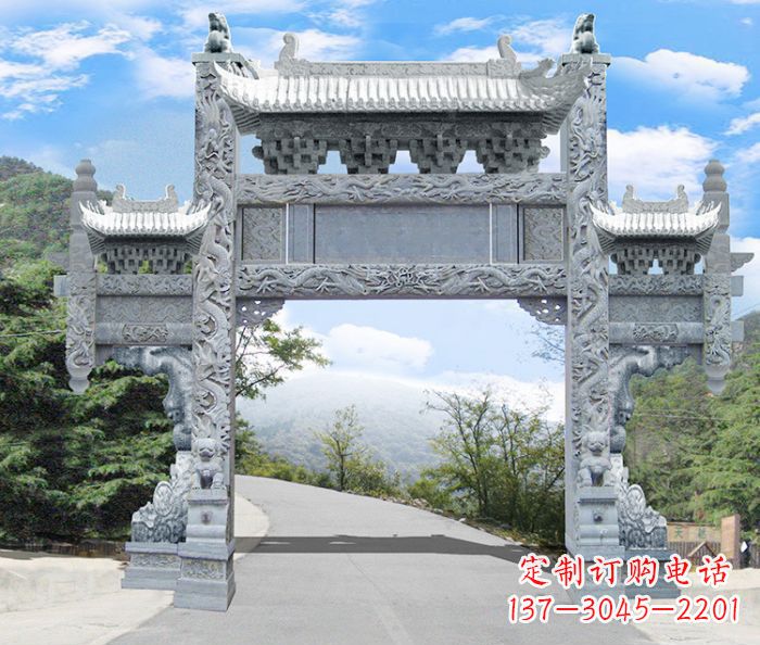 河北精美牌坊雕塑