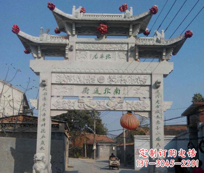 河北优质大理石牌坊雕塑