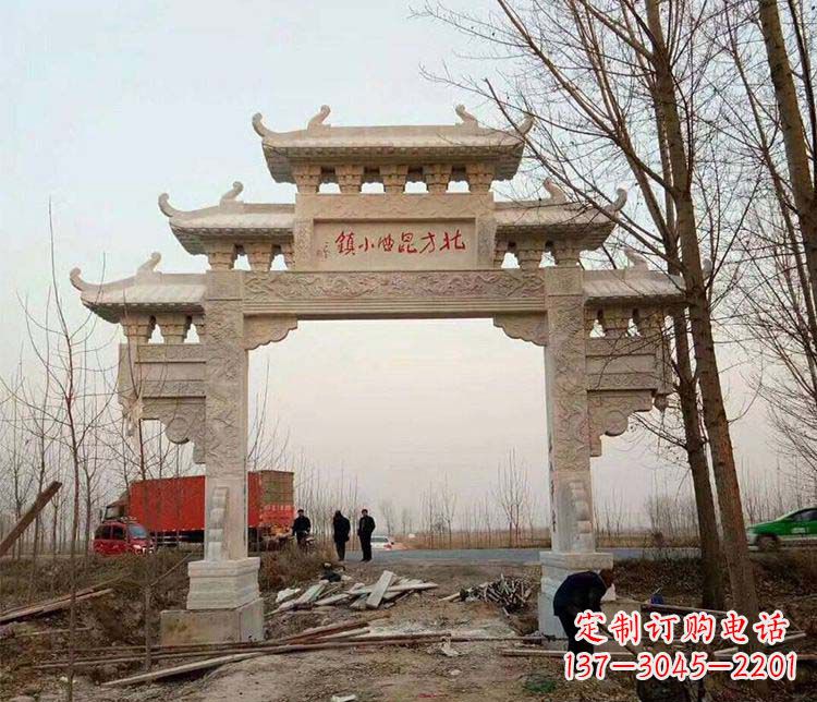 河北大理石牌坊石雕