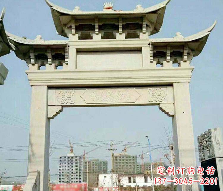 河北精美牌坊石雕