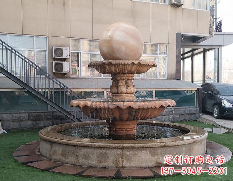 河北独特的风水球石雕