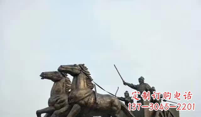 河北文艺复兴风格马车雕塑