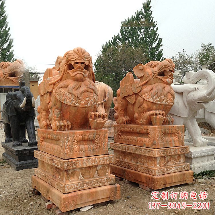 河北豪华高饱和度貔貅雕塑