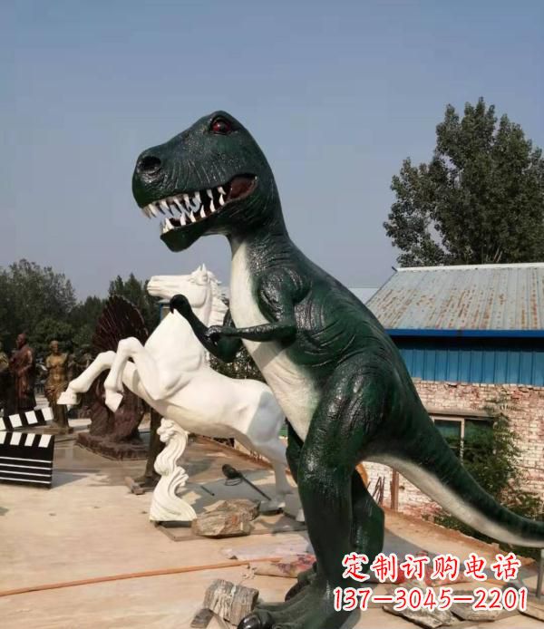 河北玻璃钢仿真恐龙雕塑