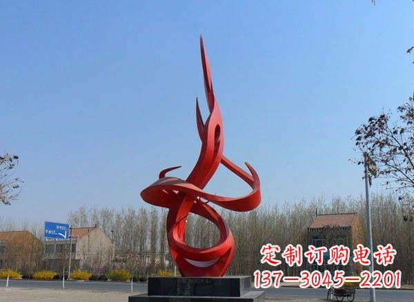 河北不锈钢火苗经典建筑雕塑
