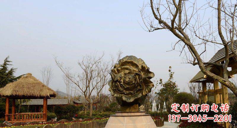 河北公园大白菜景观铜雕