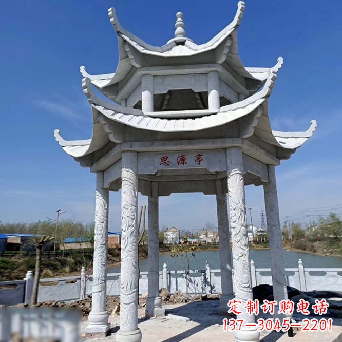 河北公园大理石凉亭