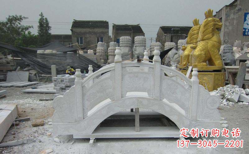 河北精美的大理石拱桥雕塑