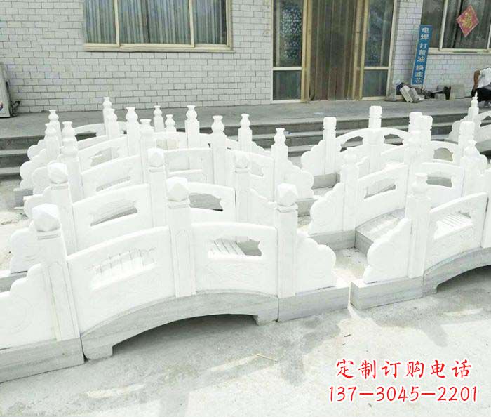 河北专业定制大理石拱桥雕塑