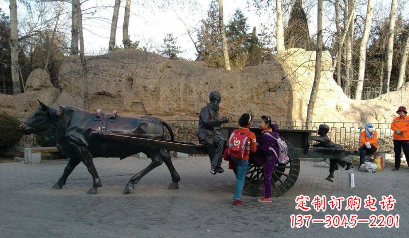 河北传承历史，记录岁月——领雕塑定制小孩雕塑