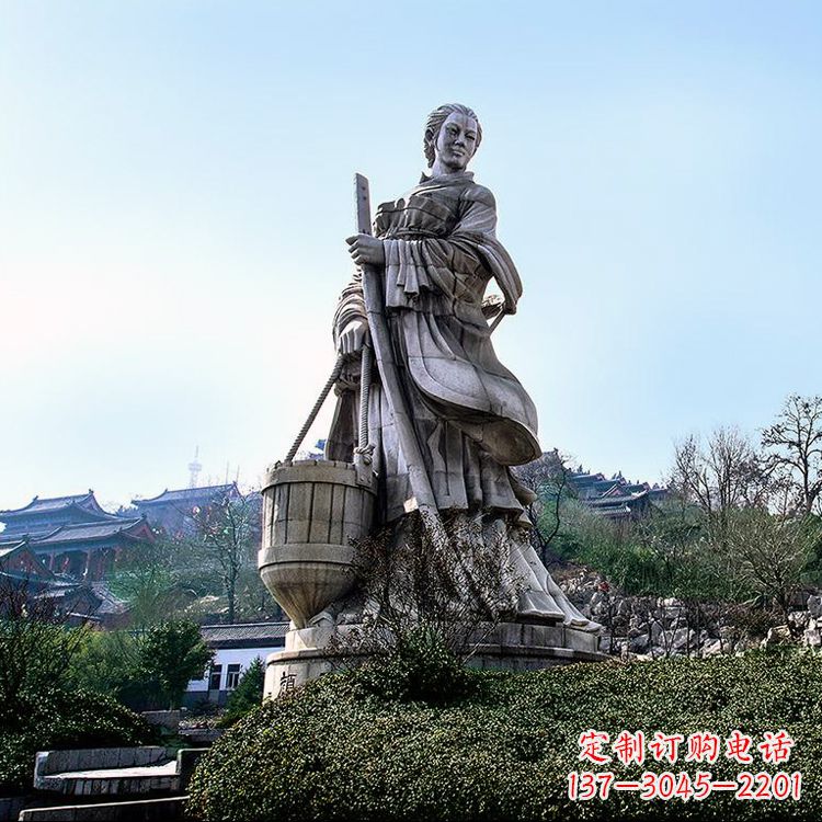 河北古代美女文姜景观雕塑