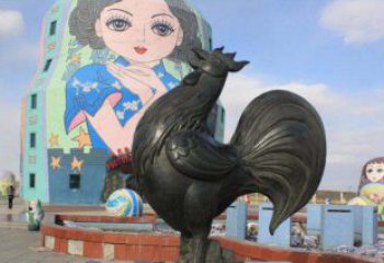 河北艺术精美的公鸡雕塑