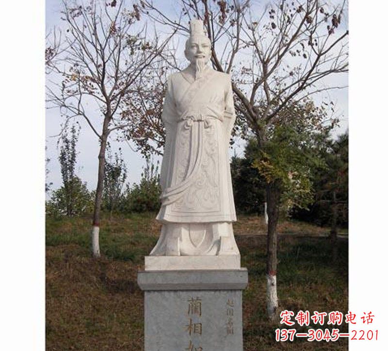 河北领雕塑：精致古代名人石雕