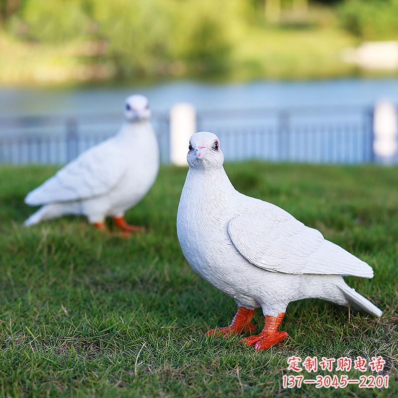 河北和平鸽与少女雕塑