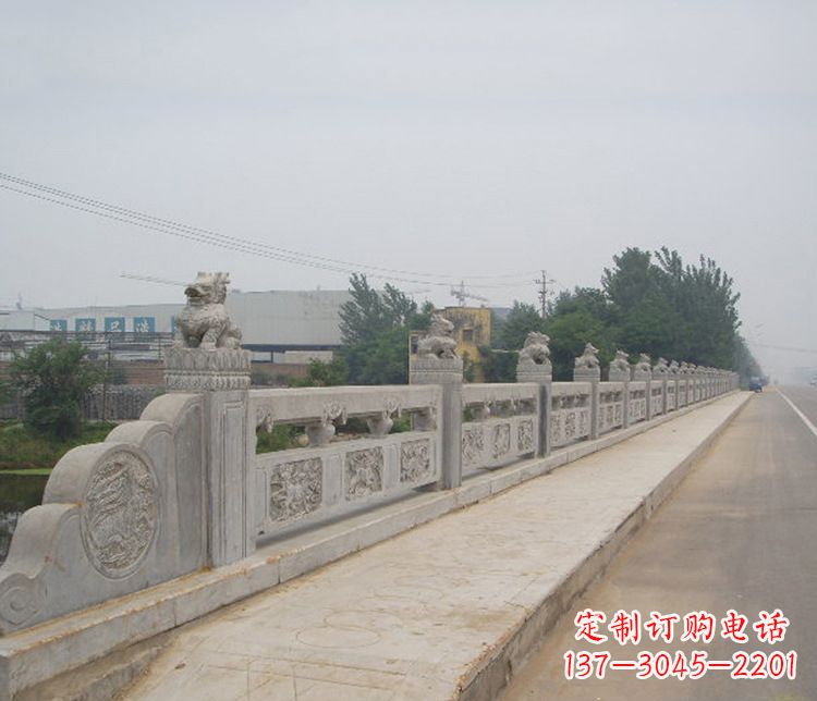 河北专业的护城河大理石栏板石雕