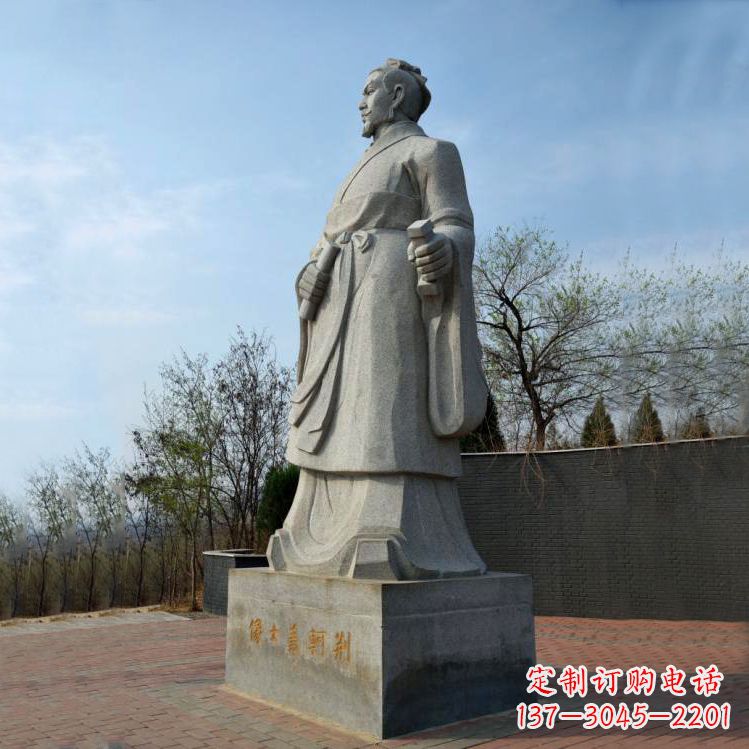 河北中国荆轲铜雕塑,给景区广场趣味增添历史感