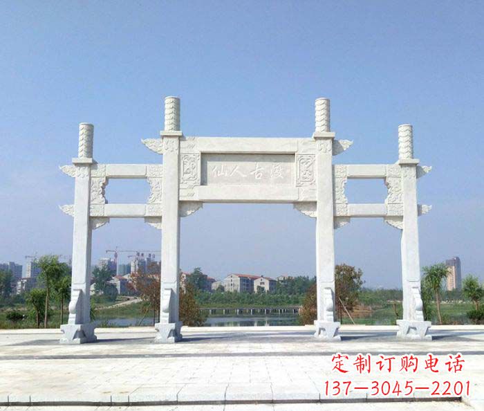 河北精美牌楼石雕，给你传统文化的享受