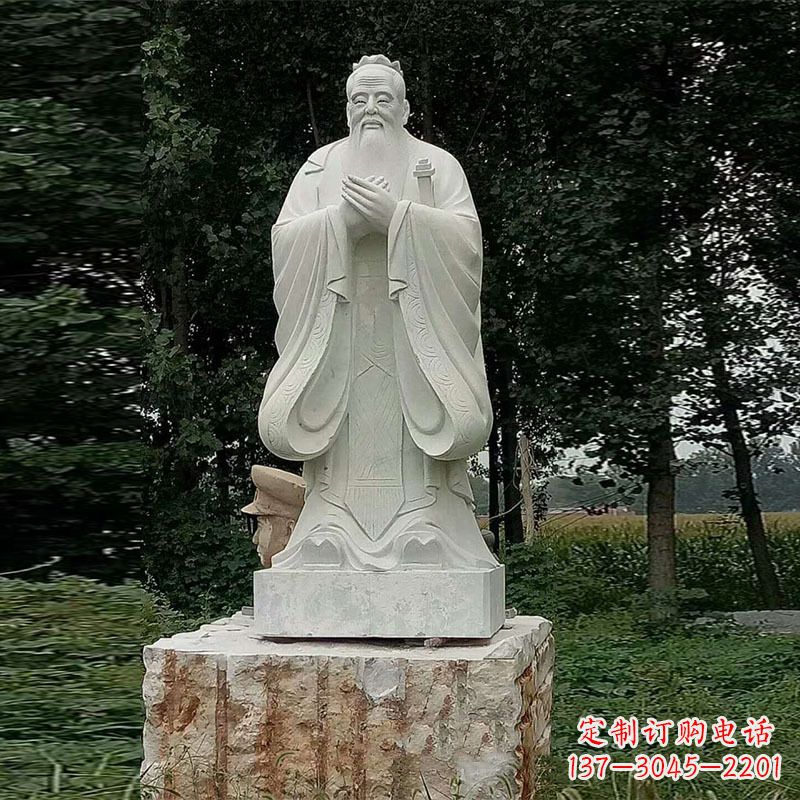 河北孔子石雕