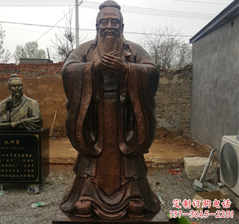 河北孔子铜雕222