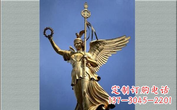 河北优雅的胜利女神铜雕