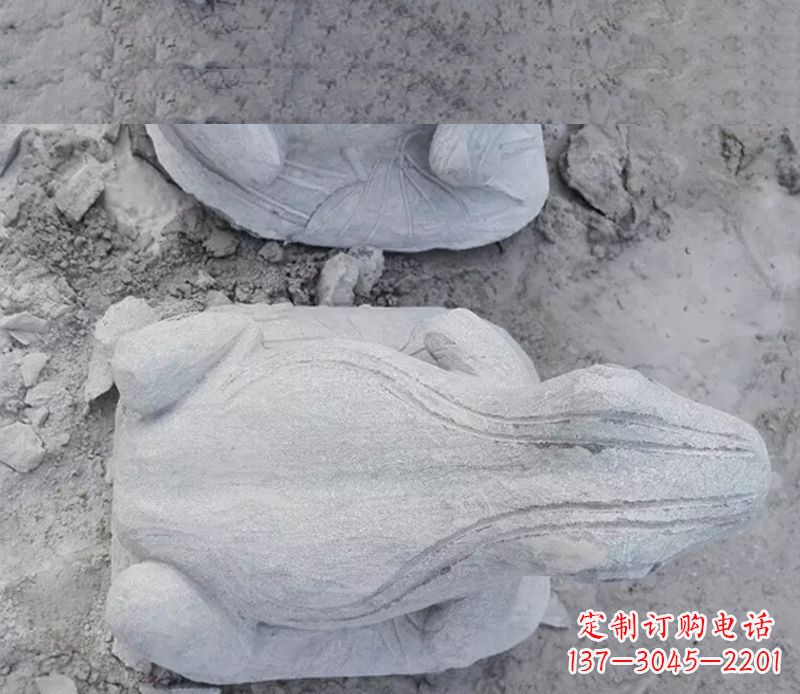 河北石雕青蛙雕塑