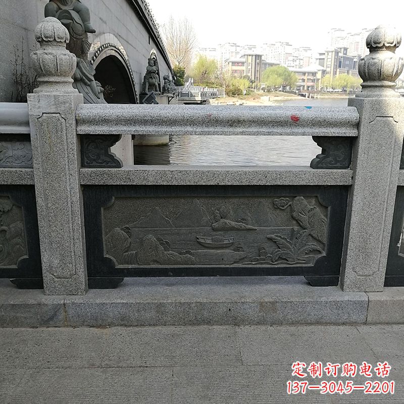 河北石栏板雕刻