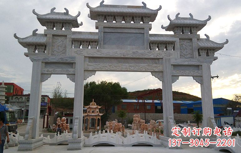 河北石牌坊雕刻