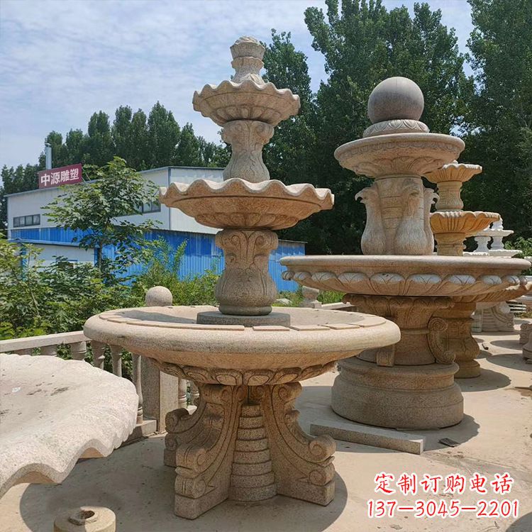 河北石喷泉 石雕刻