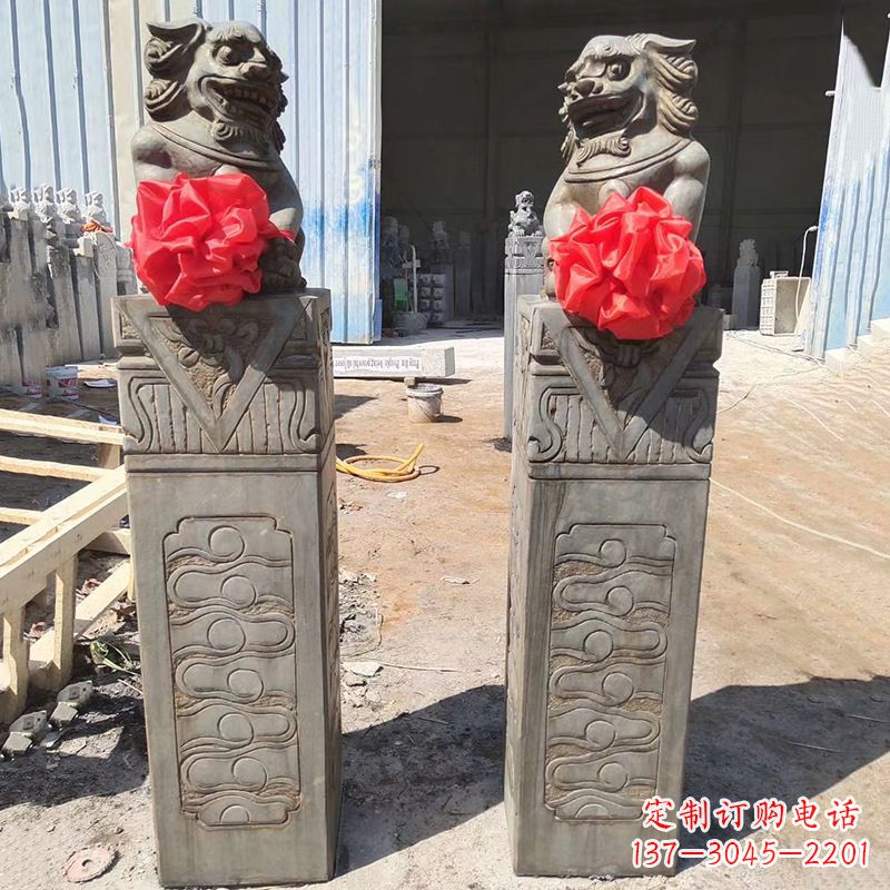 河北石狮子栓马桩